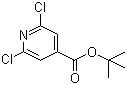 2,6-二氯异烟酸叔丁基酯分子结构 (CAS 75308-46-2)