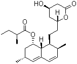 structure of CAS# 75330-75-5, Lovastatin
