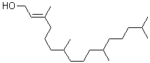 structure of CAS# 7541-49-3, 3,7,11,15-四甲基-2-十六碳烯-1-醇
