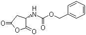 structure of CAS# 75443-62-8, N-[(3R)-四氢-2,5-二氧代-3-呋喃基]氨基甲酸苄酯