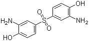 structure of CAS# 7545-50-8, 3,3'-二氨基-4,4'-二羟基二苯砜