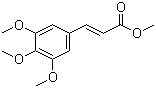 Methyl 3,4,5-trimethoxycinnamate molecular structure (CAS 7560-49-8)