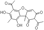 structure of CAS# 7562-61-0, (+)-Usniacin