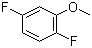 structure of CAS# 75626-17-4, 2,5-Difluoroanisole