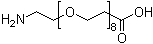 structure of CAS# 756526-04-2, 27-氨基-4,7,10,13,16,19,22,25-八氧杂二十七烷酸