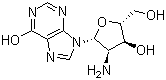 structure of CAS# 75763-51-8, 2'-氨基-2'-脱氧肌苷