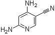 CAS # 75776-47-5, 3-Cyano-4,6-diaminopyridine, 4,6-Diamino-2-nicotinonitrile, 4,6-Diaminopyridine-3-carbonitrile, NSC 165522