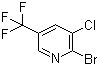 structure of CAS# 75806-84-7, 2-溴-3-氯-5-(三氟甲基)吡啶