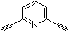 structure of CAS# 75867-46-8, 2,6-二(乙炔基)吡啶
