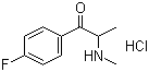 structure of CAS# 7589-35-7, 4-Fluoroephedrone hydrochloride