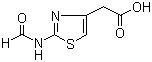 structure of CAS# 75890-68-5, 2-Formamidothiazol-4-acetic acid