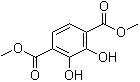 structure of CAS# 75956-62-6, Dimethyl 2,3-dihydroxy-1,4-benzenedicarboxylate