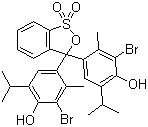 structure of CAS# 76-59-5, 溴百里酚蓝