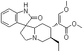 structure of CAS# 76-66-4, 钩藤碱