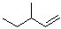 structure of CAS# 760-20-3, 3-Methyl-1-pentene