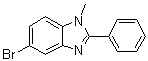structure of CAS# 760212-73-5, 5-溴-1-甲基-2-苯基-1H-苯并咪唑