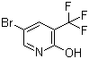 structure of CAS# 76041-79-7, 5-Bromo-2-hydroxy-3-(trifluoromethyl)pyridine