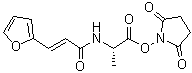 CAS # 76079-01-1, (S)-N-[2-[(2,5-Dioxo-1-pyrrolidinyl)oxy]-1-methyl-2-oxoethyl]-3-(2-furanyl)-2-propenamide