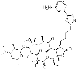 structure of CAS# 760981-83-7, Solithromycin