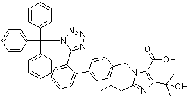 CAS 登录号：761404-85-7, 三苯甲基奥美沙坦