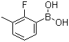 2-Fluoro-3-methylphenylboronic acid molecular structure (CAS 762287-58-1)