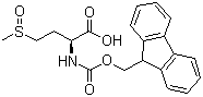 structure of CAS# 76265-70-8, Fmoc-L-methionine sulfoxide