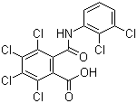 structure of CAS# 76280-91-6, Tecloftalam