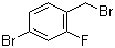 structure of CAS# 76283-09-5, 4-溴-2-氟苄溴