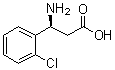 structure of CAS# 763922-37-8, (S)-3-Amino-3-(2-chlorophenyl)propanoic acid