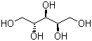 structure of CAS# 7643-75-6, L-(-)-阿拉伯糖醇