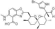 23-Bromo-A-23187 molecular structure (CAS 76455-82-8)