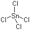 Tin tetrachloride molecular structure (CAS 7646-78-8)