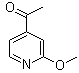 structure of CAS# 764708-20-5, 4-乙酰基-2-甲氧基吡啶
