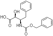 CAS # 76498-22-1, (aR,bS)-rel-alpha-Hydroxy-beta-[[(phenylmethoxy)carbonyl]amino]benzenebutanoic acid