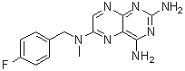 CAS # 76551-40-1, N6-[(4-Fluorophenyl)methyl]-N6-methyl-2,4,6-pteridinetriamine, NSC 289528