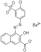CAS # 76613-71-3, Pigment Red 58:1, 4-[(4-Chloro-3-sulfophenyl)azo]-3-hydroxy-2-naphthalenecarboxylic acid barium salt, C.I. 15825:1, C.I. Pigment Red 58:1