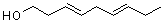 3,6-Nonadien-1-ol molecular structure (CAS 76649-25-7)