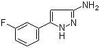 structure of CAS# 766519-89-5, 3-氨基-5-(3-氟苯基)-1H-吡唑