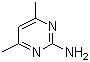 structure of CAS# 767-15-7, 2-氨基-4,6-二甲基嘧啶