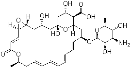 structure of CAS# 7681-93-8, Pimaricin