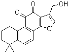 CAS # 76843-23-7, Przewaquinone A, 6,7,8,9-Tetrahydro-1-(hydroxymethyl)-6,6-dimethylphenanthro[1,2-b]furan-10,11-dione