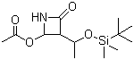 structure of CAS# 76855-69-1, 4-乙酰氧基氮杂环丁酮