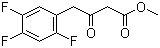 structure of CAS# 769195-26-8, 3-氧代-4-(2,4,5-三氟苯基)丁酸甲酯