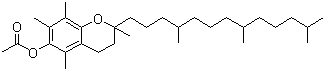 structure of CAS# 7695-91-2, Tocopheryl acetate