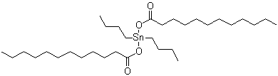 structure of CAS# 77-58-7, Dibutyltin dilaurate