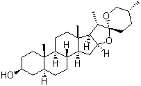 CAS # 77-60-1, Tigogenin, (25R)-5alpha-Spirostan-3beta-ol