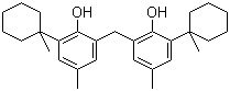CAS # 77-62-3, 2,2'-Methylenebis[6-(1-methylcyclohexyl)-p-cresol], Bis[2-hydroxy-5-methyl-3-(1-methylcyclohexyl)phenyl]methane
