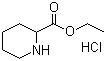 structure of CAS# 77034-33-4, Ethyl piperidine-2-carboxylate hydrochloride
