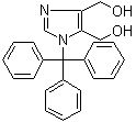 structure of CAS# 77134-74-8, 1-(Triphenylmethyl)-1H-imidazole-4,5-dimethanol