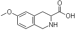 structure of CAS# 77140-86-4, 6-甲氧基-1,2,3,4-四氢异喹啉-3-羧酸